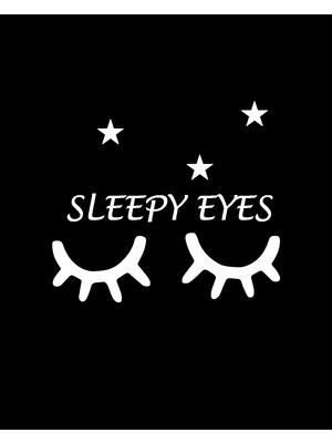 Emach Dizayn Dekoratif Sleepy Eyes Kirpik Yıldızlı 2 Li Ahşap Duvar Dekoru