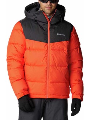 Columbia Iceline Ridge Erkek Kırmızı Kapüşonlu Mont