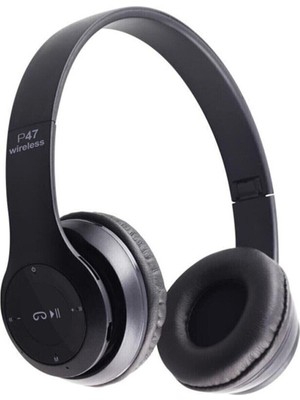 Nikadu P47 Wireless Kulaklık, P47 Wireless Headphone Radyolu Versiyon, P47 Kulaklık, P47 Bluetooth