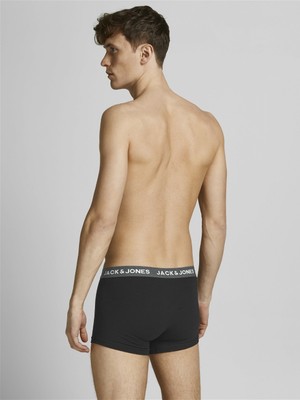 Jack & Jones Erkek Pamuklu Siyah Renk 5 Li Boxer 12142342