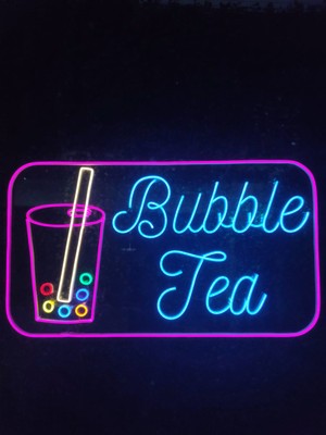 Bubble Tea Neon LED Tabela