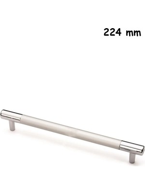 Şenel Yapı Market 224 mm Hitit Boru Boy Kulp Mobilya Dolap Kapak Çekmece Kulpu Mat Krom