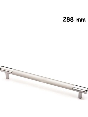 Şenel Yapı Market 288 mm Hitit Boru Boy Kulp Mobilya Dolap Kapak Çekmece Kulpu Mat Krom