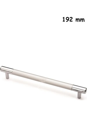 Şenel Yapı Market 192 mm Hitit Boru Boy Kulp Mobilya Dolap Kapak Çekmece Kulpu Mat Krom