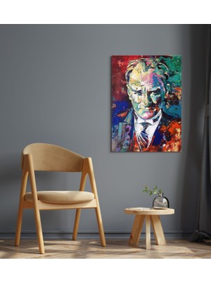 Canvasum Yağlı Boya Görünümlü Atatürk