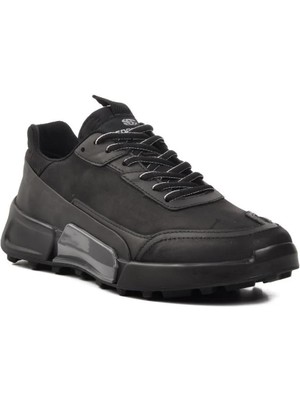 Marcomen Scootland 18484 Erkek Deri Siyah Casual Ayakkbı