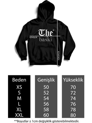 The Baski Unisex Siyah Beşiktaş Bjk Kartal Baskılı %100 Pamuk Premium Sweatshirt