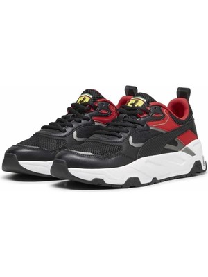 Puma Ferrari Trinitiy Siyah Erkek Spor Ayakkabı 307950-01 Nefes Alabilir Yapı ile Koşu ve Yürüyüş İçin İdeal