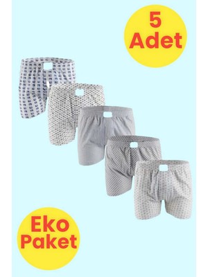 Tezzgelsin Erkek Eko Paket 5'li Emprime Boxer