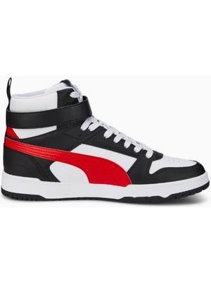 Puma Rbd Game - Erkek White-Red-Black Bilekli Spor Ayakkabı - 385839 05