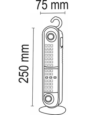 Forlife FL-3357 60W 6500K Beyaz Solar Işıldak