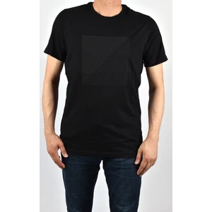 RYM-4510 Baskılı Bisiklet Yaka Tişört /siyah/s
