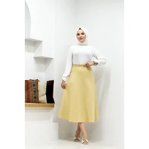 Cng Moda Puf Scuba Siyah Etek