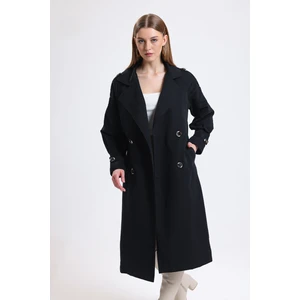 SEBA Exclusive Seba Collection Kemerli Kruvaze Yaka Trençkot KDN-1006