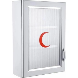 Ecza Dolabı İçi Dolu Lüx Ilk Yardım İçerikli Pvc 50 x 35 x 16 cm-159+PHL