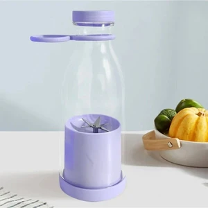Mini Juice Taşınabilir Blender Plastik Şişe Smoothie Milkshake USB Şarj Edilebilir 420 Ml.