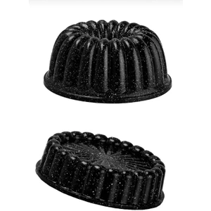 Granit Döküm Tart Turta ve Sık Dilimli Kek Kalıbı 2 Li Set Tartdilim