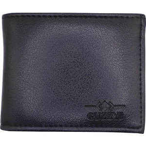 Erkek Model Sentetik Vegan Deri Klasik Dikey Kesim Siyah Kartlık Cüzdan Küçük Boy