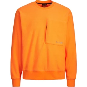 Jack & Jones Jcolab Erkek Turuncu Sweatshirt 12241523-Orange