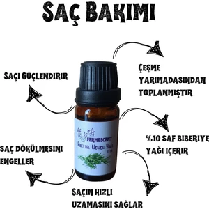 %10 Saf Biberiye Yağlı Saç Bakım Yağı 10 Ml