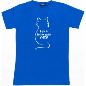 Life Is Better With Cats (Relax Fit) Tshirt