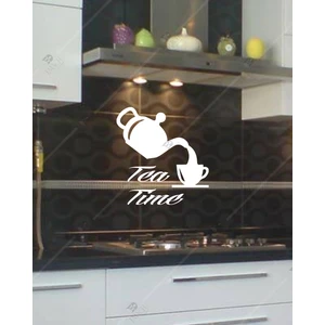 Emach Dizayn Tea Time Mutfak Duvar Dekoru Lazer Kesim Hediyelik Eşya Ahşap Tablo
