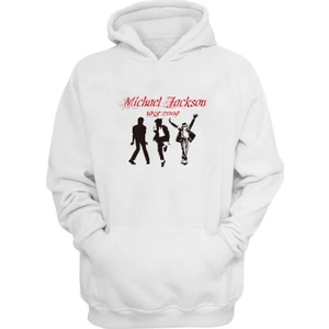 The Wert Unisex Michael Jackson 1958-2009 Beyaz  Normal Kalıp Sweatshirt