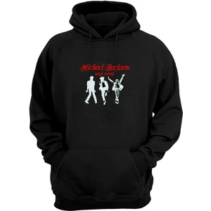 The Wert Unisex Michael Jackson 1958-2009 Siyah  Normal Kalıp Sweatshirt