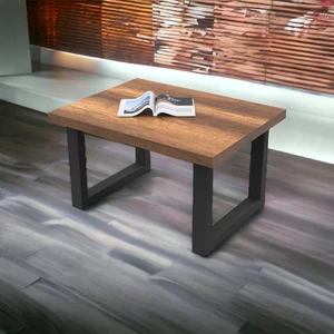 L'occi Concept March B Ofis Sehpası Metal Ayaklı Barok