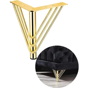 Flamingo Model Gold Koltuk Kanepe Tv Ünitesi Ayağı 15 cm (4 Adet)