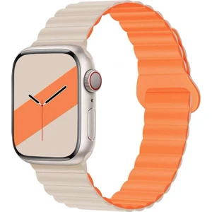 Samsung Galaxy Watch 4 5 6 7 FE 40 40 44 Classic 42 43 46 47 mm Kordon Double Color Magnetic Strap BH52