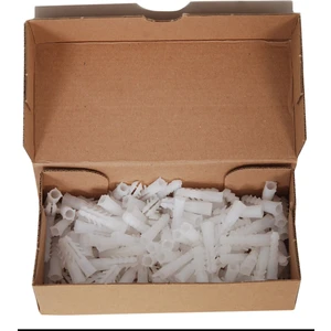 60 Adet 7 mm Beyaz Plastik Dübel