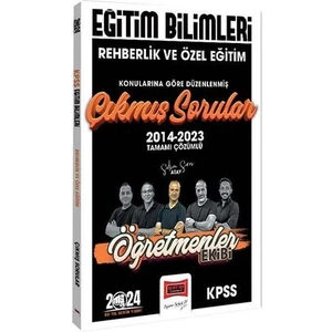 Yargı Yayınevi 2024 KPSS Eğitim Bilimleri Öğretmenler Ekibi Rehberlik ve Özel Eğitim Konularına Göre Düzenlenmiş Çıkmış Sorular
