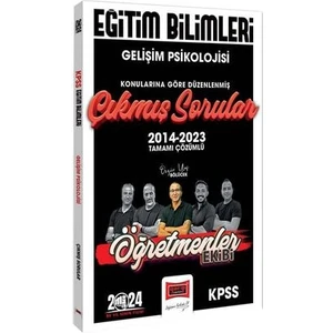 Yargı Yayınevi 2024 KPSS Eğitim Bilimleri Öğretmenler Ekibi Gelişim Psikolojisi Konularına Göre Çıkmış Sorular
