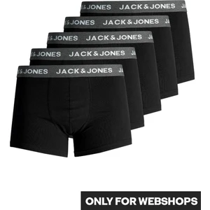 Jack & Jones Erkek Pamuklu Siyah Renk 5 Li Boxer 12142342