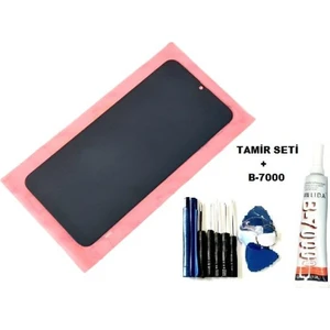 Samsung Galaxy M31 (M315F) Lcd Ekran Dokunmatik ORJİNAL (B-7000+Tamir Seti)
