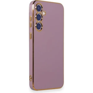 Samsung Galaxy S23 Fe Kılıf Bark Parlak Kenarlı Silikon + Ekran Koruyucu