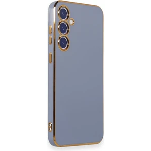 Samsung Galaxy S23 Fe Kılıf Bark Parlak Kenarlı Silikon + Ekran Koruyucu