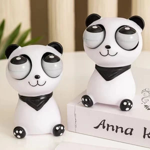 Stres Giderici Eğlenceli Patlayan Gözler Panda Oyuncak