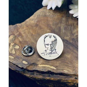 Kuyumcudan Atatürk Gümüş Yaka Rozeti 02