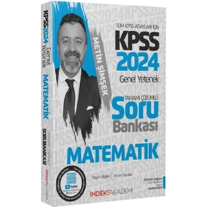 İndeks Akademi Yayıncılık 2024 KPSS  Matematik Soru Bankası
