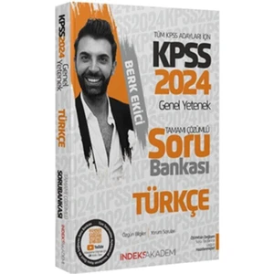 İndeks Akademi Yayıncılık 2024 KPSS  Türkçe Soru Bankası