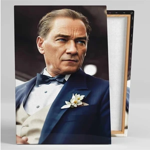 Canvasum Mustafa Kemal Atatürk Yapay Zeka Günümüzdeki Hali Kanvas Tablo AR030134