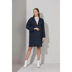 Alexander Gardi Düğmeli Astarsız Oversize Kaban (B22-158209)