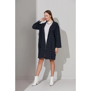 Alexander Gardi Düğmeli Astarsız Oversize Kaban (B22-158209)