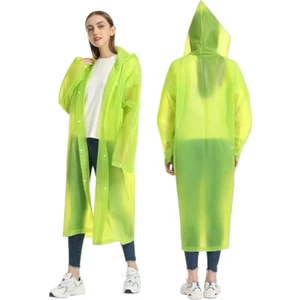 Kadın Rüzgar Geçirmez Kapüşonlu Yağmurluk Eva Yağmurluk