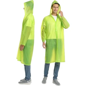 Erkek Rüzgar Geçirmez Kapüşonlu Yağmurluk Eva Yağmurluk