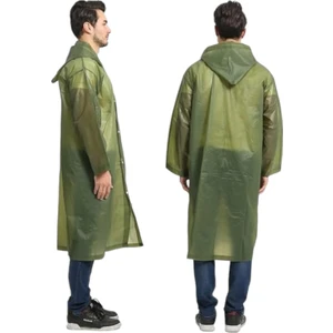 Erkek Rüzgar Geçirmez Kapüşonlu Yağmurluk Eva Yağmurluk