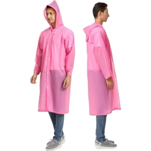 Erkek Rüzgar Geçirmez Kapüşonlu Yağmurluk Eva Yağmurluk