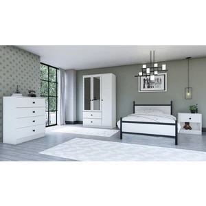 Gm 909 Home Aynalı Düğme Kulplu Genç Odası Takımı
